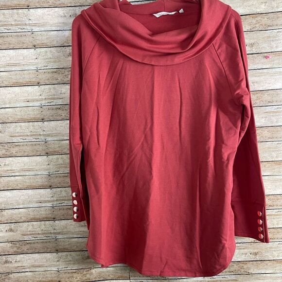 Soft Surroundings Valerie Pullover Cowl Tunic sz med - Picture 2 of 6